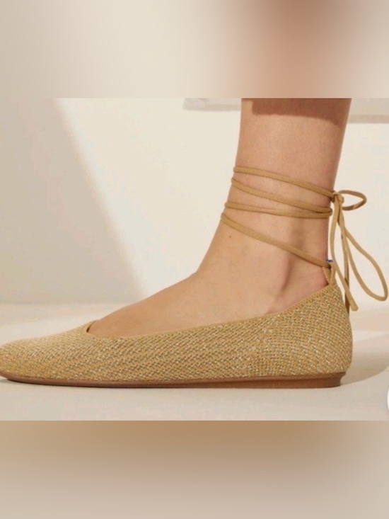 Rothy's Shoes - Rothys The Square Wrap in Gold Stripe 9